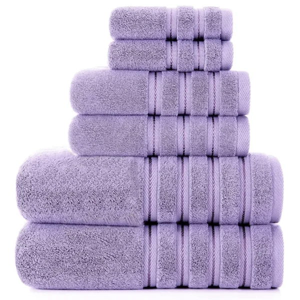 6 TEILE/SATZ Dicke Große Bad Handtuch Set Baumwolle Jacquard Gesicht Dusche Handtücher Weiche Luxus für Home Badezimmer Hotel Spa Erwachsene kinder 4