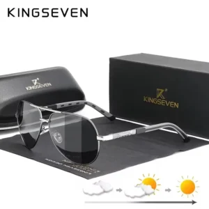 KINGSEVEN Marke Klassische Pilot Männer Sonnenbrille Polarisierte UV400 Objektiv Luxus Retro Fahren Gläser Frauen Großen Rahmen Kausalen Brillen