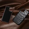 100 % natürliche Krokodilleder-Handyhülle für iPhone 16 15 Pro Max 14 12 Pro Max 13Pro 16 Plus 15Pro 16Pro 14Plus Luxus-Cover 3