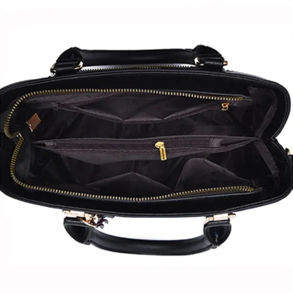 2 Stück/Set Damenhandtasche, exquisiter Anhänger, PU-Umhängetasche für Damen 4
