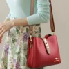 3-lagige Geldbörsen und Handtaschen mit großer Kapazität, Umhängetasche für Damen, Designer, hochwertiges Leder, modische neue Messenger-Umhängetasche 3