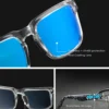 2024 Hochwertige Kdeam-polarisierte Sonnenbrille für Männer und Frauen, modisch, Unisex, Marke, beliebt, trendig, Outdoor-Brille, rote Linse 5