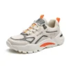 Herrenschuhe, Sneakers mit Schnürung, 2025, neuer Frühling, atmungsaktiv, lässige Sneakers, Freizeit, Sohlen, Komfort, rutschfeste Outdoor-Laufschuhe 5