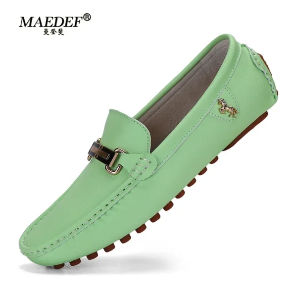 MAEDEF Herren-Loafer, 2024, Frühling und Herbst, modische Schuhe, Herren, klassische Marke, hochwertiges Leder, bequeme Antriebsschuhe, Boot-Freizeitschuhe 4