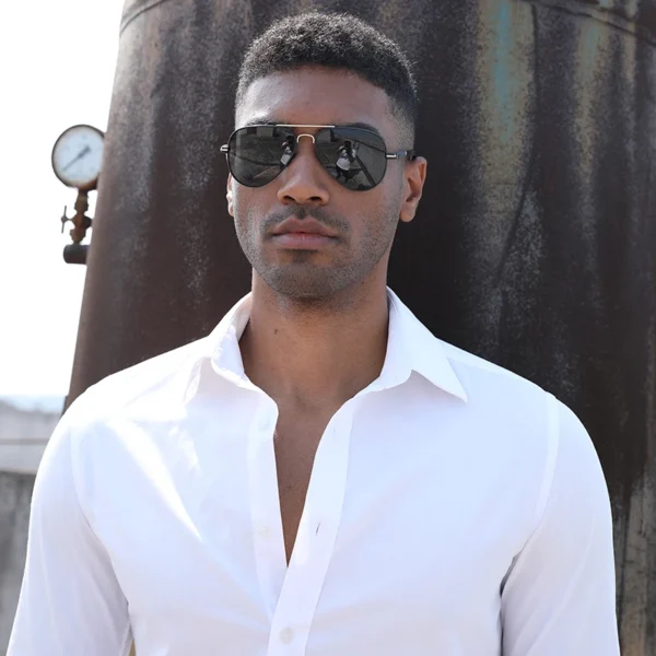 Barcur polarisierte herren sonnenbrille pilot sonnenbrille für männer zubehör fahren angeln, wandern brillen oculos gafas de sol 4