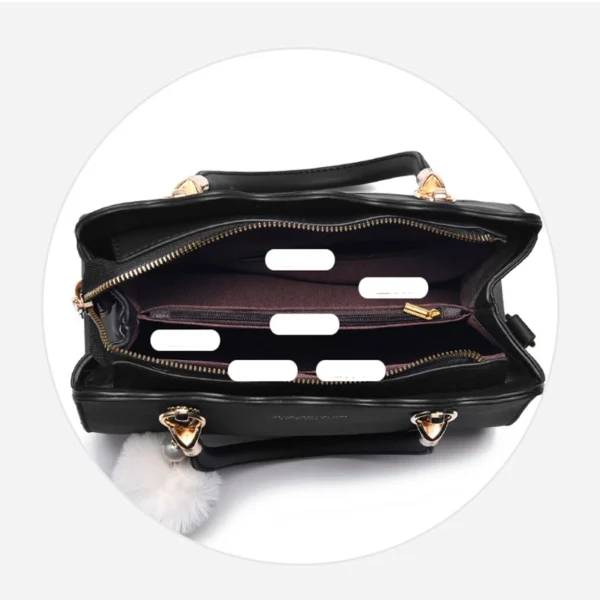 Neue Mode Mittleren Alters Mutter Schulter Umhängetasche Große Kapazität frauen Handtasche mit Anhänger 5