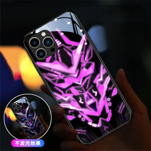 2025 Mode Beliebte Verkauf Design Smart Led Licht Musik Leuchtende Handy Fall Für iPhone 16 E 15 14 13 12 11 Pro Max XS XR SE 3