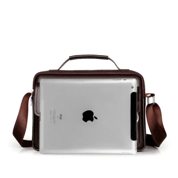 2024 neue Männer Schulter Tasche für 10,4 "Ipad PU Leder Business Handtaschen Männer Messenger Taschen Mode Mann Umhängetasche 6