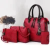 Frauen Verbund Quaste Tasche Luxus Leder Geldbörse Handtaschen Berühmte Marken Designer Top-Griff Weibliche Schulter Tasche 4 teile/satz 5