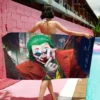 BANDAI Joker Strandtuch für Kinder, personalisiertes Badetuch, Pooltuch, Urlaubsgeschenk, Picknicktuch, Party-Geschenk 2