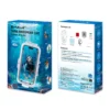 PULUZ 40 m Tauchen Fall Für iPhone 16 Pro Max 6,9'' Telefon Taste Foto Video Wasserdichte Gehäuse Abdeckung transparent Shell 6