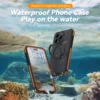 TELESIN IP68 Wasserdichte Hülle für IPhone 15 15 Pro 15 Pro Max Telefon Fallsichere Abdeckung Tauchen Unterwasser Schwimmen Outdoor Schutz 2