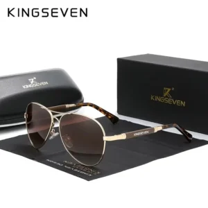 KINGSEVEN 2023 Neue Trend Qualität Titan Legierung männer Sonnenbrille Polarisierte sonnenbrille Frauen Pilot Spiegel Brillen Oculos de sol
