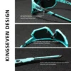 KINGSEVEN Radfahren Sonnenbrille Männer Frauen Mtb Fahrrad Brille UV400 Polarisierte Angeln Schutz Brillen Photochrome Fahrrad Brille 5