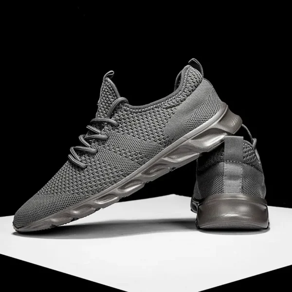 Männer Casual Sport Schuhe Leichte Turnschuhe Weiß Outdoor Atmungsaktive Mesh Schwarz Laufschuhe Athletische Jogging Tennis Schuhe 5