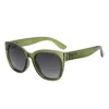 ZENOTTIC Modische Original-Sonnenbrille mit dickem Schmetterlingsrahmen, polarisiert, für Damen, klobiger UV400-Schutz, Katzenaugen-Sonnenbrille 6