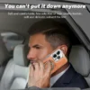 Unsichtbare Ständer Telefon Fall Für iPhone 13 11 12 14 15 Pro Max Business Leder Halter Abdeckung Magsafe Für IPHON 12 13 14 15 Promax 5