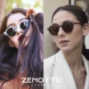 ZENOTTIC Retro Polarisierte Sonnenbrille 2023 2024 Männer Frauen Vintage Kleine Runde Rahmen Sonnenbrille Polarisierte Linse UV400 Brille Schatten 2