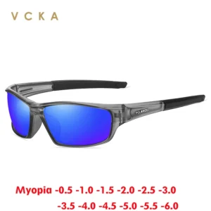 VCKA Polarisierte Angeln Myopie Sonnenbrille männer Frauen Fahren Shades Benutzerdefinierte Rezept Klassische Gläser UV400 Brillen-0,5 zu-6