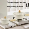 Antihaft-Bratpfanne Wok-Pfanne Keramik pfanne Home Steak Pfanne Pfannkuchen gebratener Induktion sherd Gasherd Spezial topf Antihaft 2