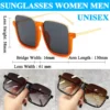 Sonnenbrille Frauen Männer Oversize Neue Luxus Marke Design Retro Reise Stick Halbrand Quadratischen Rahmen Vintage Sonnenbrille Unisex 6