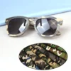 Denim Männer polarisierte sonnenbrille frauen brillen Acetat gemischt Denim tuch Mode gläser spiel Jeans tragen für männer frauen 3
