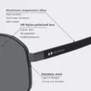 VEITHDIA Marke Vintage Männer Frauen Sonnenbrille Nylon Objektiv Polarisierte UV400 Outdoor Fahren Brillen Für Männer, Mode Brillen 8280 6