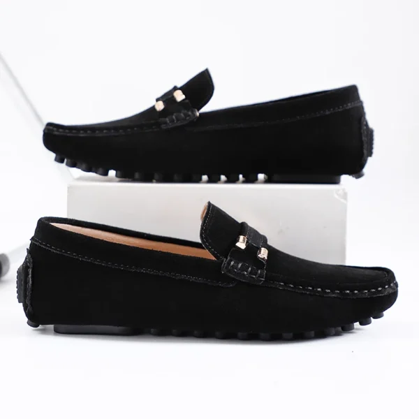 Casual Schuhe Mode Männer Schuhe Aus Echtem Leder Männer Loafer Mokassins Slip auf Männer Wohnungen Männlich Fahren Schuhe 38-47 3