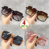 Sonnenbrille Frauen Männer Oversize Neue Luxus Marke Design Retro Reise Stick Halbrand Quadratischen Rahmen Vintage Sonnenbrille Unisex 5
