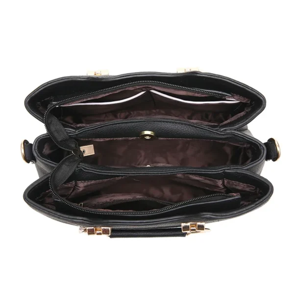 Luxus Griff Taschen Für Frauen PU Leder Anhänger Umhängetasche Große Kapazität Messenger Handtasche Mittleren Alters Mama Taschen Tote Geldbörse 6