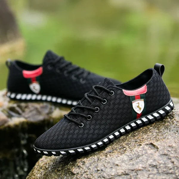 Männer Turnschuhe Mode Männer Casual Schuhe Atmungsaktive Männer Schuhe Zu Fuß Turnschuhe männer Tennis Schwarz Tenis Masculino Zapatillas Hombre 3