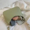 Neue frauen Mode Handtaschen Retro Einfarbig PU Leder Schulter Unterarm Tasche Casual Frauen Hobos Handtaschen 6