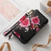 Armband Reiß verschluss Brieftasche Karten Solt Blume Handy tasche für Samsung Galaxy S23 Ultra S22 plus Note 20 Hands ch laufe abnehmbare Abdeckung 3