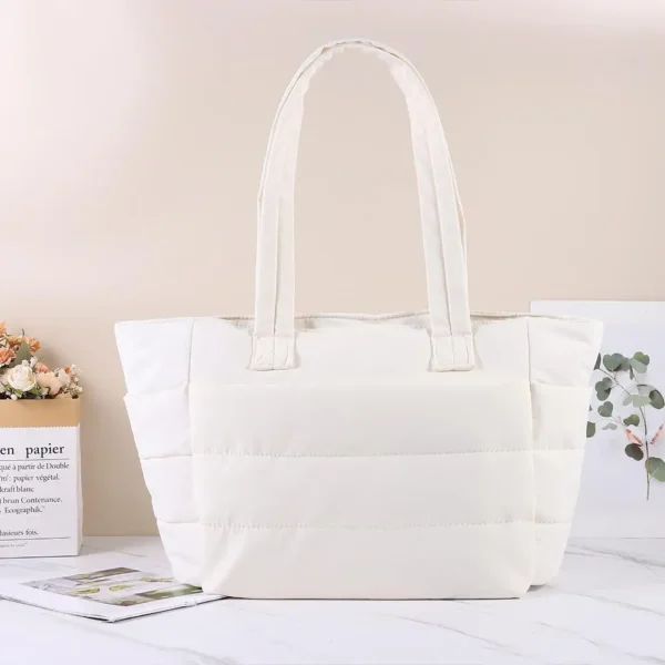 Neue Einkaufstasche mit großer Kapazität, vielseitige Handtasche für Damen, Pendeltasche, Messenger-Umhängetasche, mehrere Taschen, Mumientasche 3