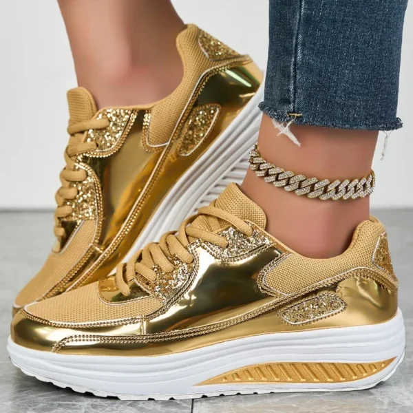 Mesh Atmungsaktive Frauen Casual Turnschuhe Spitze-up Vulkanisierte Schuhe Damen Plattform Turnschuhe Weibliche Schuhe Plus Größe Zapatos De mujer 2