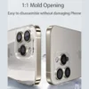 Luxus Transparent Fall Für iPhone 16 15 11 12 13 14 Pro Max Weiche TPU Silikon Für iPhone XR XS max 8 Plus Zurück Abdeckung Klar Fall 5
