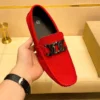 YRZL Herren-Loafer, handgefertigt, Wildleder, Slip-on-Fahrschuhe, bequem, atmungsaktiv, luxuriöse Bootsschuhe für Herren, große Größe 48 6