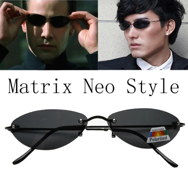 3 Mix Matrix Neo Stil Polarisierte Sonnenbrille Ultraleicht Randlose Männer Fahren Marke Design Sonnenbrille Outdoor Sport Sonne Brillen 3