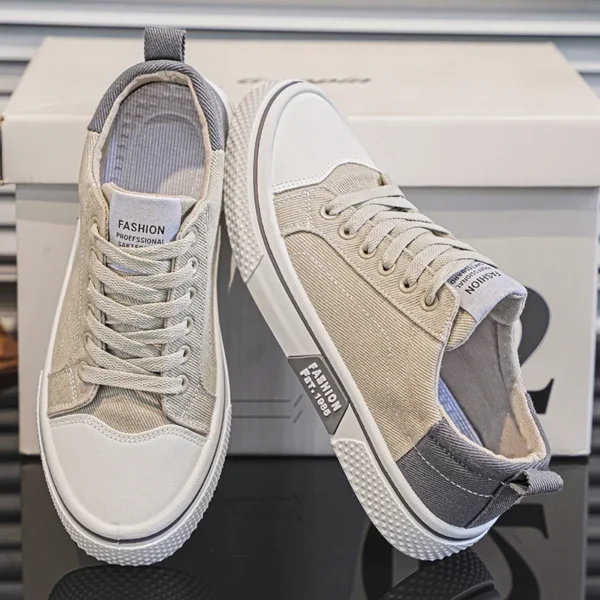 2025, Herren-Segeltuchschuhe, Outdoor-Mode, Skateboard-Schuhe für Herren, bequem, rutschfest, lässige Turnschuhe, atmungsaktive Herren-Wanderschuhe 2