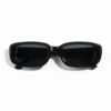20PCS Vintage Schwarz Quadrat Sonnenbrille Frau Luxus Marke Kleine Rechteck Sonnenbrille Weibliche Gradienten Klar Spiegel Oculos De Sol 2