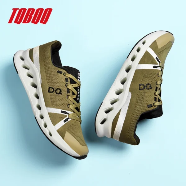 Leichte Laufschuhe für Herren, atmungsaktive, mit Mesh gepolsterte Sportschuhe mit Stoßdämpfung, Fitnessstudio, Training, Sport-Turnschuhe 2