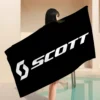 Scott Bike Badetuch, Mikrofaser, weich, wasserabsorbierend, atmungsaktiv, für Mädchen und Kinder, dekoratives Cartoon-Strandtuch 4