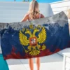 Russische Flagge große Mikro faser Strand tücher schnell trocknen Handtuch Sand Strand tücher Pool Handtuch für Reise Schwimmbad Yoga