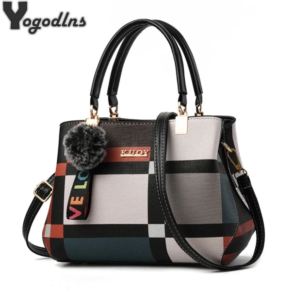 Elegante Designer-Handtaschen Damentaschen Messenger PU-Leder Umhängetaschen Hairball Tassen Mädchen Umhängetasche Top-Hand-Einkaufstasche