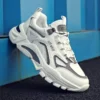 Herrenschuhe, Sneakers mit Schnürung, 2025, neuer Frühling, atmungsaktiv, lässige Sneakers, Freizeit, Sohlen, Komfort, rutschfeste Outdoor-Laufschuhe 3