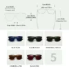 GCV Marke 2021 Neue Mode-Design Ultraleicht TR90 Quadratischen Rahmen Polarisierte Männer Frauen Weibliche Sonnenbrille Hawksbill Sport Tourismus 5