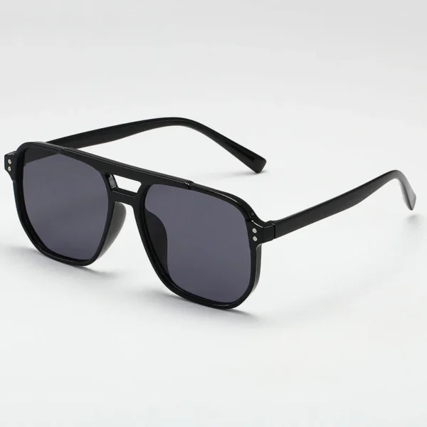 Frauen Männer quadratische Sonnenbrille Retro Polygon Sonnenbrille weibliche schwarze Vintage Mode Damen Oculos de Sol Doppels trahl Brille 6
