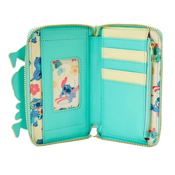 Disney Loungefly Stitch Luau Cosplay Damen Doppelgurt Umhängetasche Geldbörse Sandcastle Strand Überraschung Rucksack Geldbörse Mädchen Geschenk 5