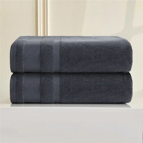 Langstapeliges Baumwollhandtuch, luxuriöses Badetuch, superweiche, saugfähige Badezimmerhandtücher, Zuhause, Badezimmer, Hotel, Sauna, Reisehandtuch 4