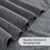 8-teiliges Badetuch-Set – 4 Waschlappen, 2 Gesichtstücher und 2 Badetücher – saugfähig und schnell trocknend, ideal für Badezimmer, Fitnessstudio und Hotel 3